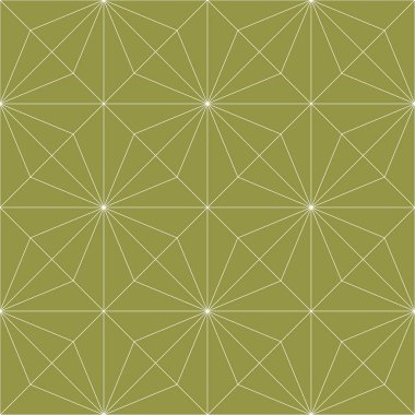 Zeytin yeşili ve beyaz geometrik süsleme. Web, Tekstil ve duvar kağıtları için seamless modeli