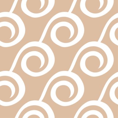 Bej renkli geometrik süsleme. Web, Tekstil ve duvar kağıtları için seamless modeli