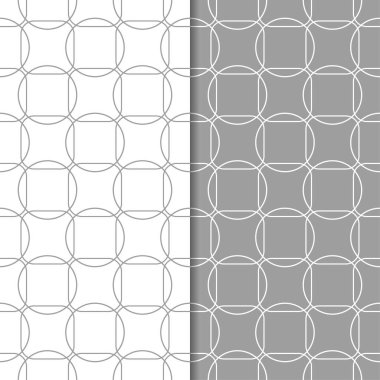 Gri ve beyaz geometrik Dikişsiz desen web, Tekstil ve duvar kağıtları için