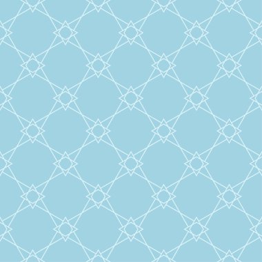 Geometrik süsleme. Hafif mavi seamless modeli web, Tekstil ve duvar kağıtları için