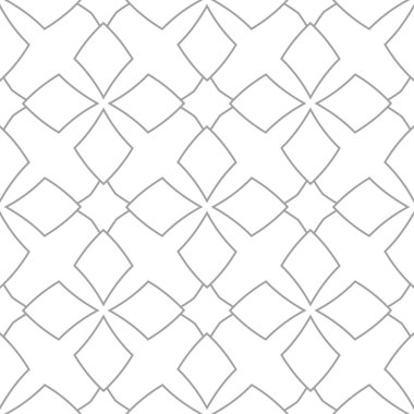 Işık gri geometrik süsleme. Web, Tekstil ve duvar kağıtları için seamless modeli