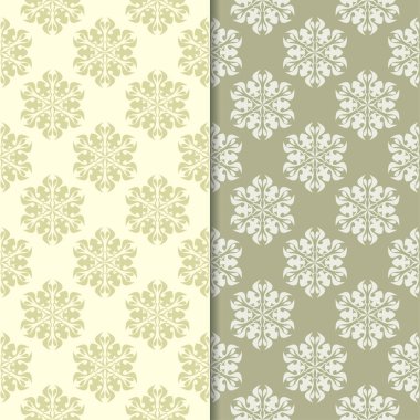 Zeytin yeşili st çiçek kökenden. Tekstil ve duvar kağıtları için dikişsiz desen