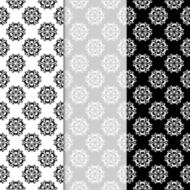 Sorunsuz tek renkli çiçek desenleri. Arka plan duvar kağıtları için çiçeğe elemanları ile.