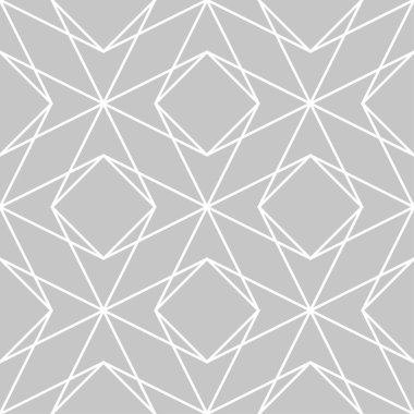 Geometrik yazıcı gri ve beyaz. Web, Tekstil ve duvar kağıtları için seamless modeli