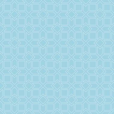 Işık mavi geometrik baskı. Web, Tekstil ve duvar kağıtları için seamless modeli