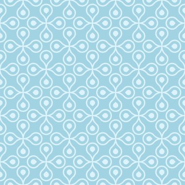 Hafif mavi geometrik süsleme. Web, Tekstil ve duvar kağıtları için seamless modeli