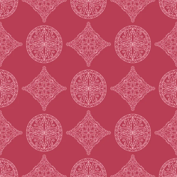 Kırmızı geometrik yazdır. Web, Tekstil ve duvar kağıtları için seamless modeli