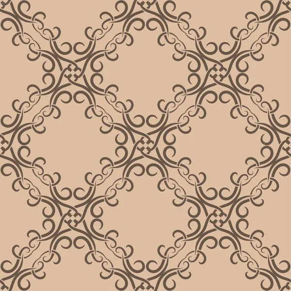 Tekstil, kumaş veya duvar kağıtları için soyut seamless modeli. Kahverengi zemin