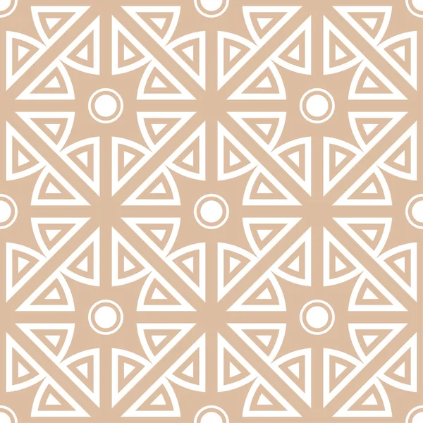 Bej ve beyaz geometrik seamless modeli web, Tekstil ve duvar kağıtları için