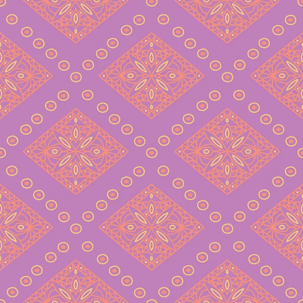 Geometrik menekşe seamless modeli. Parlak renkli arka plan duvar kağıtları, Tekstil ve kumaş için pembe ve sarı öğeler