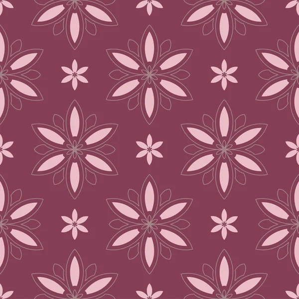 Mor kırmızı çiçek seamless modeli. Arka plan duvar kağıtları, Tekstil ve kumaş çiçek tasarım öğeleri ile