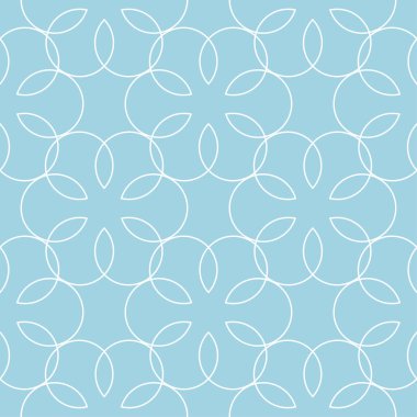 Soluk mavi geometrik baskı. Web, Tekstil ve duvar kağıtları için seamless modeli