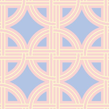 Geometrik sorunsuz pembe. Çok renkli desen duvar kağıtları, Tekstil ve kumaş için