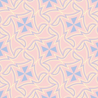 Geometrik sorunsuz pembe. Çok renkli desen duvar kağıtları, Tekstil ve kumaş için