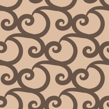 Soyut seamless modeli. Bej ve kahverengi arka plan Tekstil, duvar kağıtları ve kumaşlar için