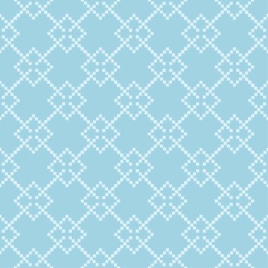 Işık mavi geometrik baskı. Web, Tekstil ve duvar kağıtları için seamless modeli