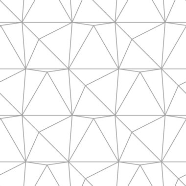 Işık gri geometrik süsleme. Web, Tekstil ve duvar kağıtları için seamless modeli