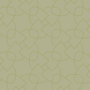 Zeytin yeşili geometrik yazdır. Web, Tekstil ve duvar kağıtları için seamless modeli