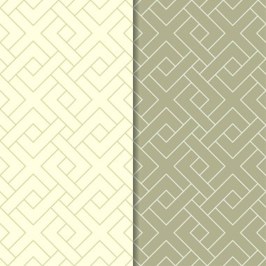 Zeytin yeşili kesintisiz geometrik desenler web, Tekstil ve duvar kağıtları için ayarla