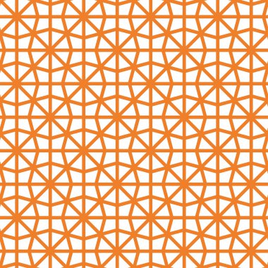 Turuncu geometrik tasarım. Web, Tekstil ve duvar kağıtları için seamless modeli
