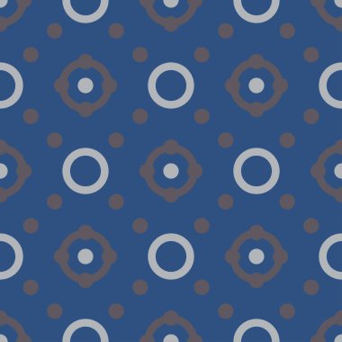 Mavi geometrik Dikişsiz desen duvar kağıtları, Tekstil ve kumaş için