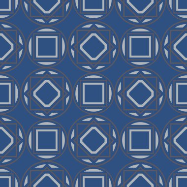 Kesintisiz mavi arka plan. Geometrik desenli duvar kağıtları, Tekstil ve kumaş için