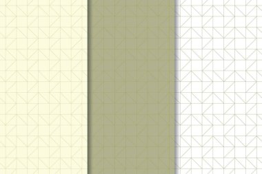 Zeytin yeşili ve beyaz geometrik dikey Dikişsiz desen web, Tekstil ve duvar kağıtları için