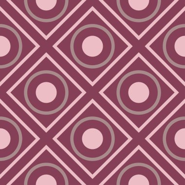 Geometrik seamless modeli. Mor kırmızı arka plan duvar kağıtları, Tekstil ve kumaş için