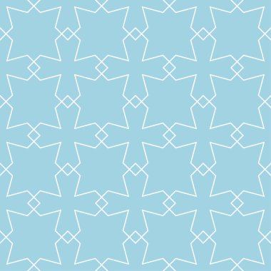 Lacivert geometrik süsleme. Web, Tekstil ve duvar kağıtları için seamless modeli