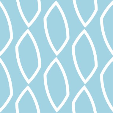 Lacivert ve beyaz geometrik süsleme. Web, Tekstil ve duvar kağıtları için seamless modeli