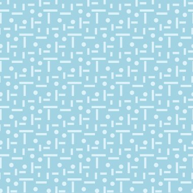 Geometrik süsleme. Hafif mavi seamless modeli web, Tekstil ve duvar kağıtları için