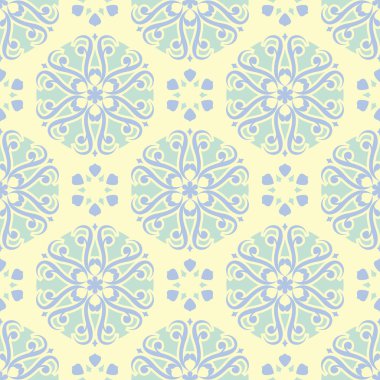 Çiçek bej renkli kesintisiz arka. Duvar kağıtları ve Tekstil için