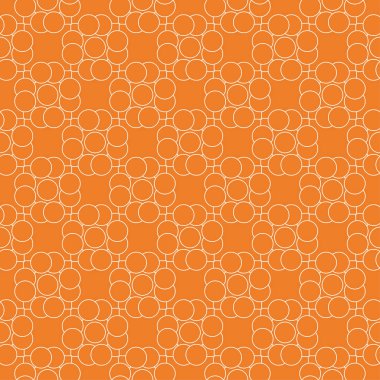 Turuncu geometrik seamless modeli web, Tekstil ve duvar kağıtları için