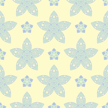 Çiçek bej renkli kesintisiz arka. Duvar kağıtları ve Tekstil için