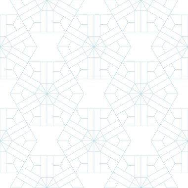 Beyaz ve lacivert geometrik süsleme. Web, Tekstil ve duvar kağıtları için seamless modeli