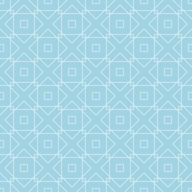 Hafif mavi geometrik tasarım. Web, Tekstil ve duvar kağıtları için seamless modeli