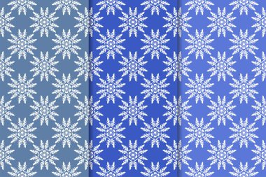 Çiçek süsler kümesi. Mavi dikey Dikişsiz desen. Duvar kağıdı arka plan