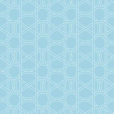 Hafif mavi geometrik süsleme. Web, Tekstil ve duvar kağıtları için seamless modeli