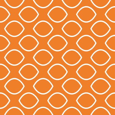 Turuncu geometrik süsleme. Web, Tekstil ve duvar kağıtları için seamless modeli
