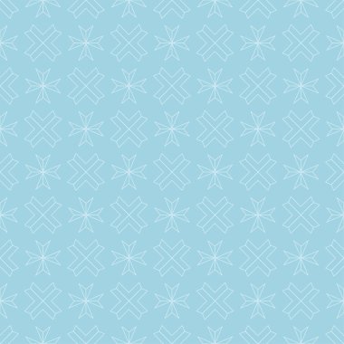 Işık mavi geometrik baskı. Web, Tekstil ve duvar kağıtları için seamless modeli