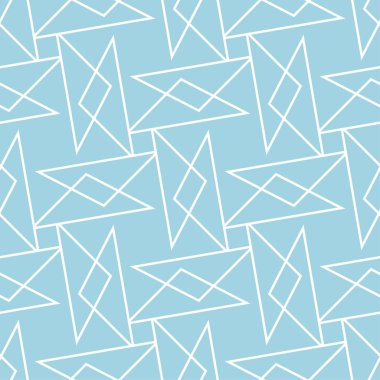 Lacivert geometrik süsleme. Web, Tekstil ve duvar kağıtları için seamless modeli