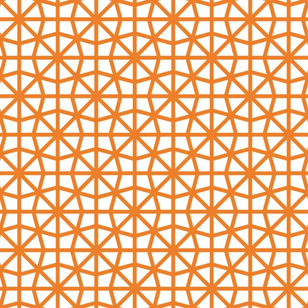 Orange Geometrisches Design Nahtloses Muster Für Web Textilien Und Tapeten — Stockvektor