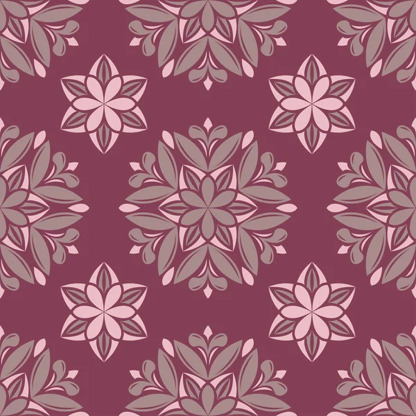 Sorunsuz arka plan. Çiçek mor kırmızı desenli duvar kağıtları, Tekstil ve kumaş için