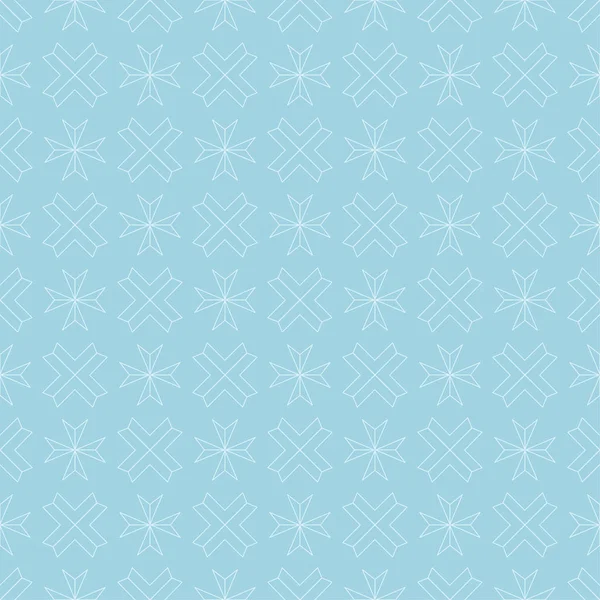 Светло Голубая Геометрическая Печать Бесшовный Узор Веб Текстиля Обоев — стоковый вектор