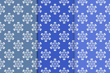 Çiçek süsler kümesi. Mavi dikey Dikişsiz desen. Duvar kağıdı arka plan