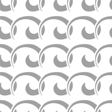 Işık gri geometrik süsleme. Web, Tekstil ve duvar kağıtları için seamless modeli