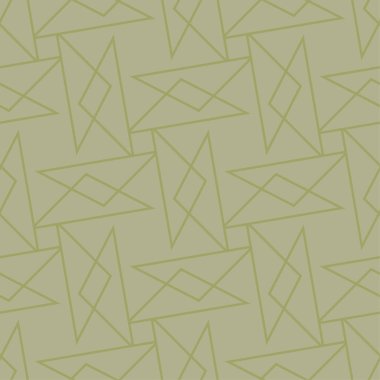 Zeytin yeşili geometrik yazdır. Web, Tekstil ve duvar kağıtları için seamless modeli
