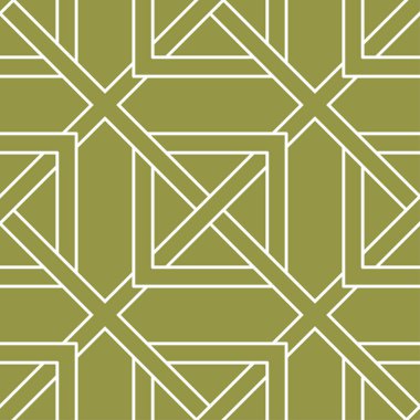 Zeytin yeşili geometrik süsleme. Web, Tekstil ve duvar kağıtları için seamless modeli