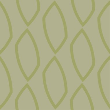 Zeytin yeşili geometrik süsleme. Web, Tekstil ve duvar kağıtları için seamless modeli