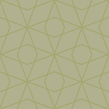 Zeytin yeşili geometrik süsleme. Web, Tekstil ve duvar kağıtları için seamless modeli